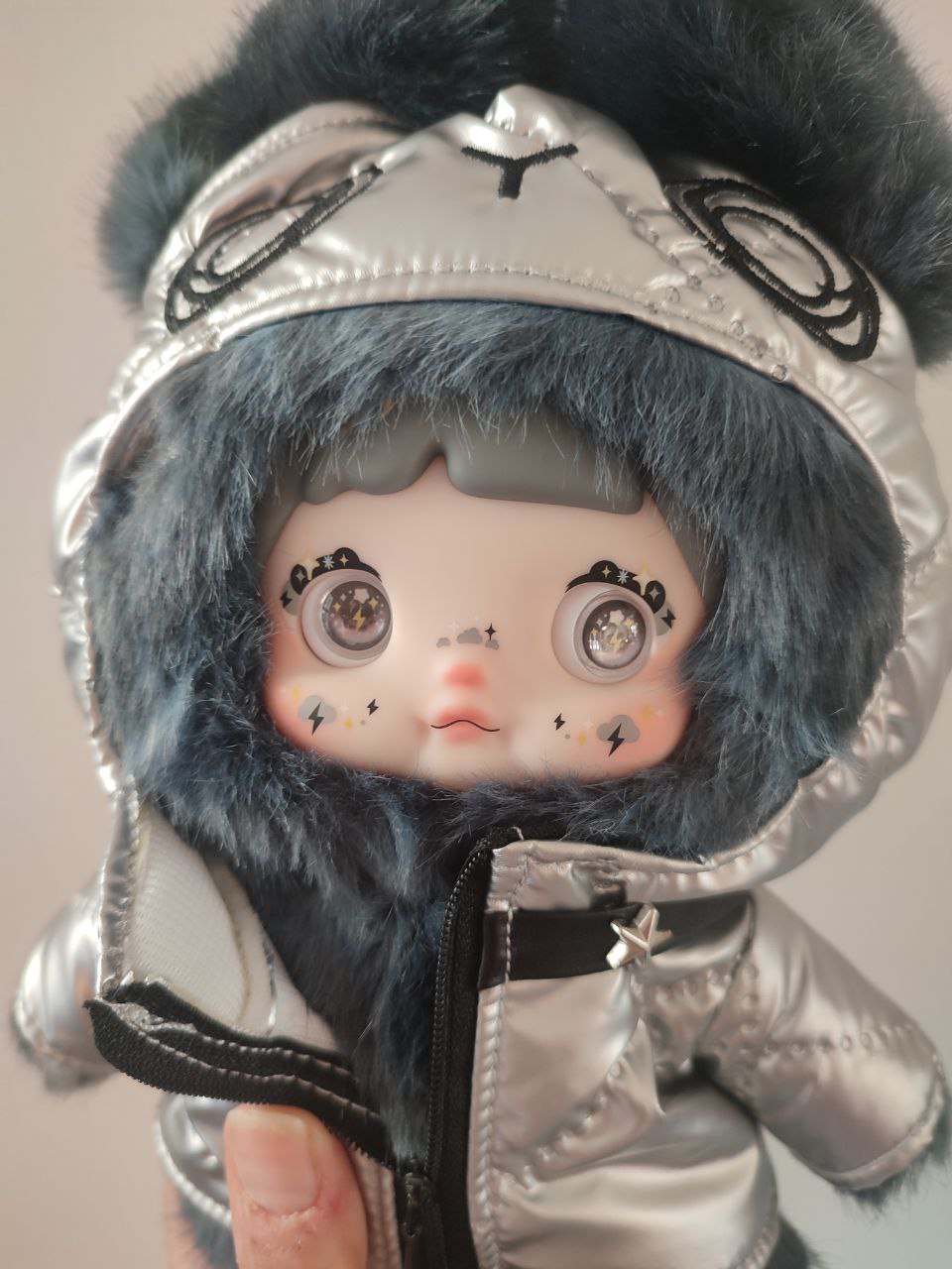 Nommi Weather Forecast Thunderstorm – Plush Pendant Doll (Sealed or Without Box)