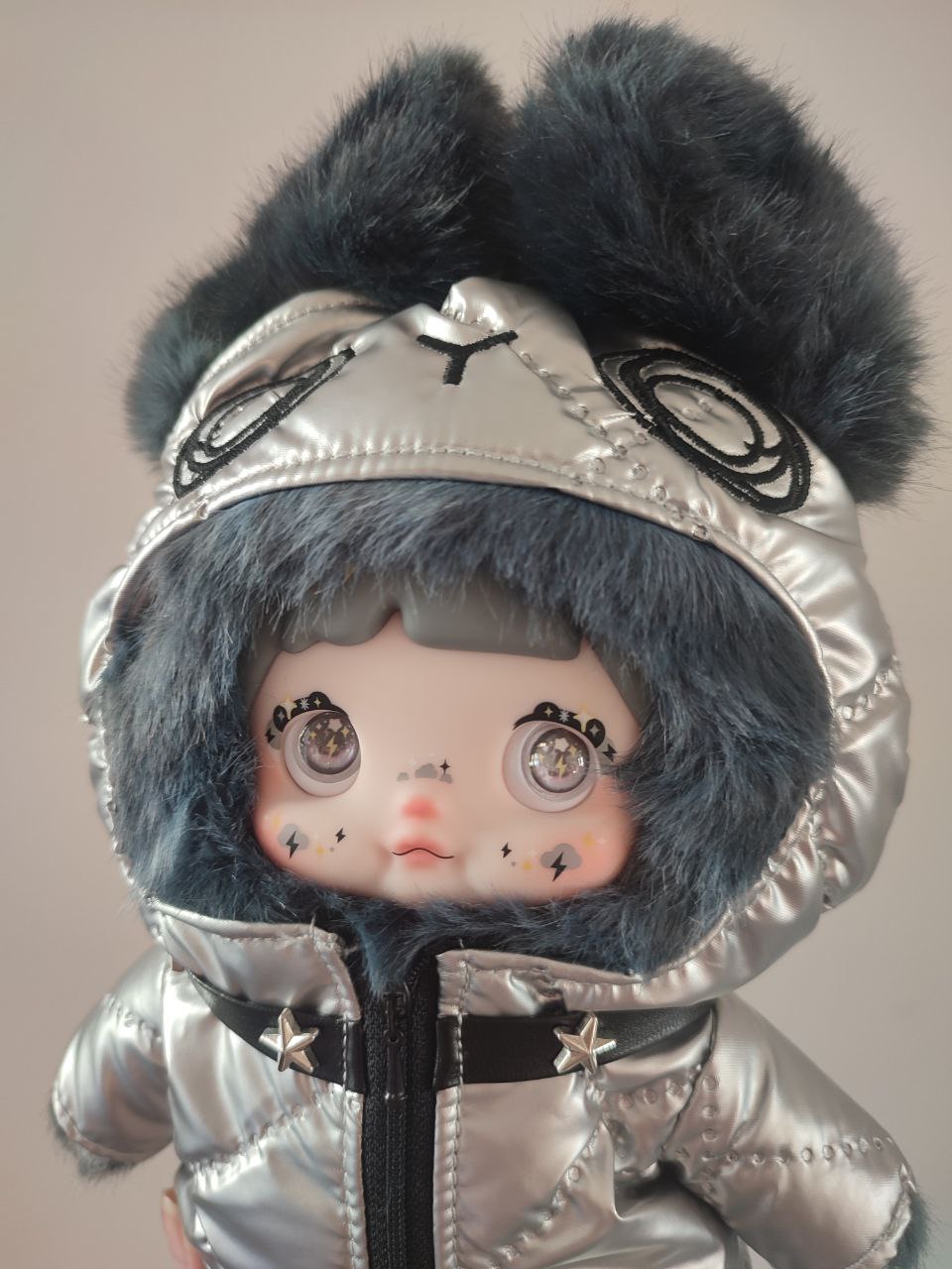 Nommi Weather Forecast Thunderstorm – Plush Pendant Doll (Sealed or Without Box)