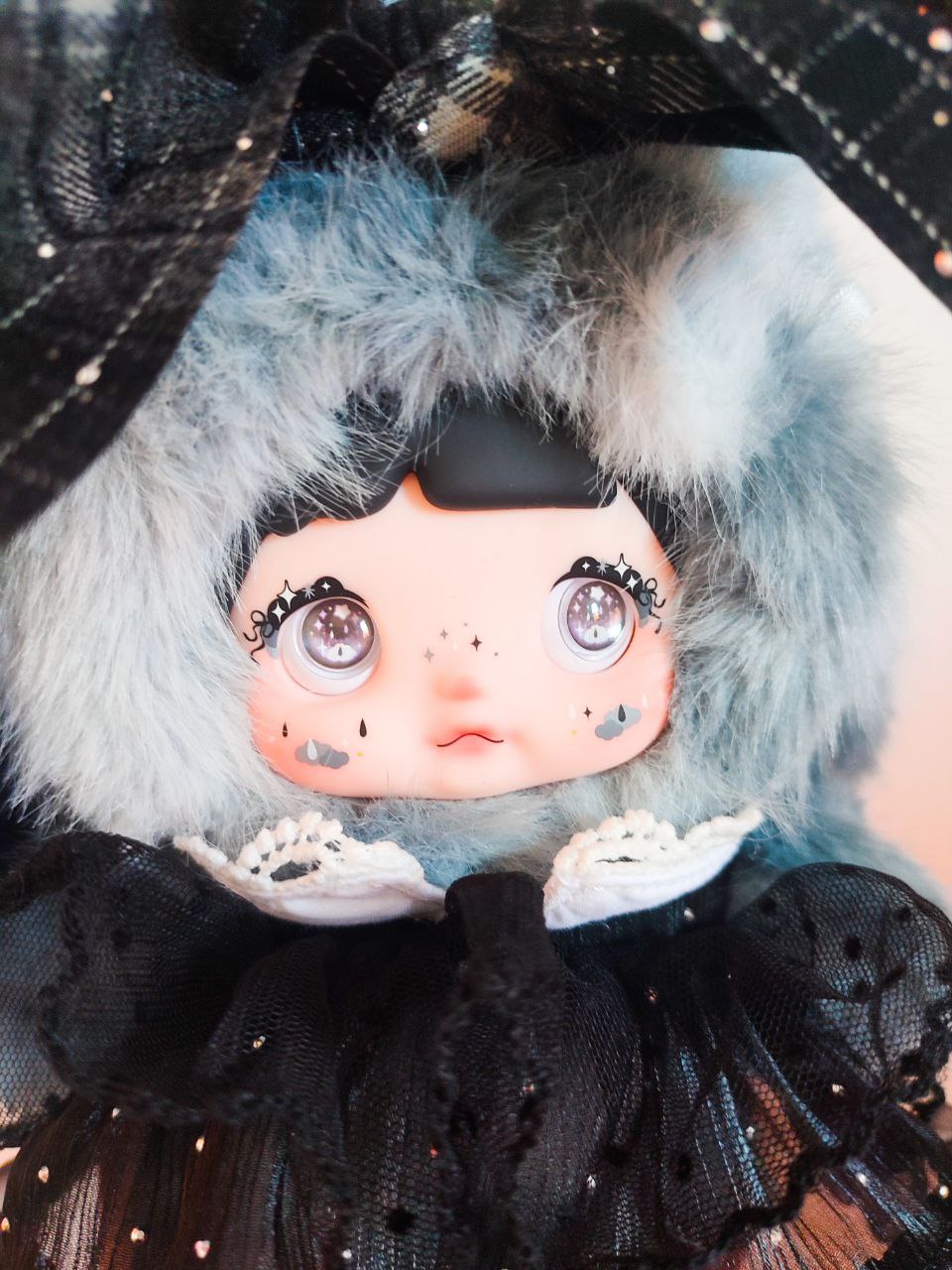 Nommi Weather Forecast Darkness – Plush Pendant Doll (Sealed or Without Box) - Secret Garden Collectibles