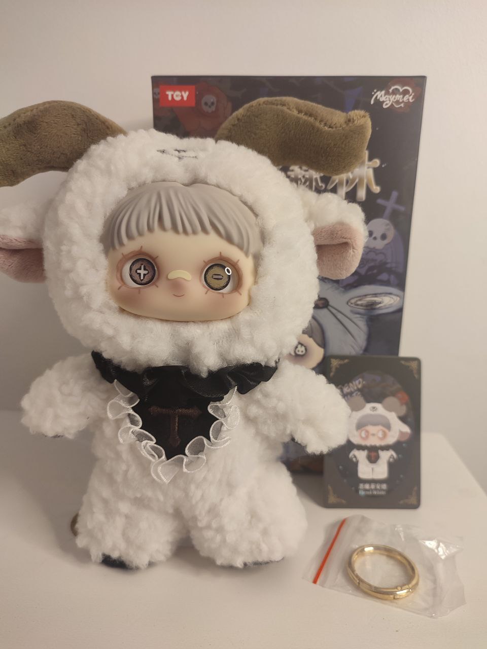 Maymei Dark Forest Fiend White – Original Kawaii Plush Figure - Secret Garden Collectibles