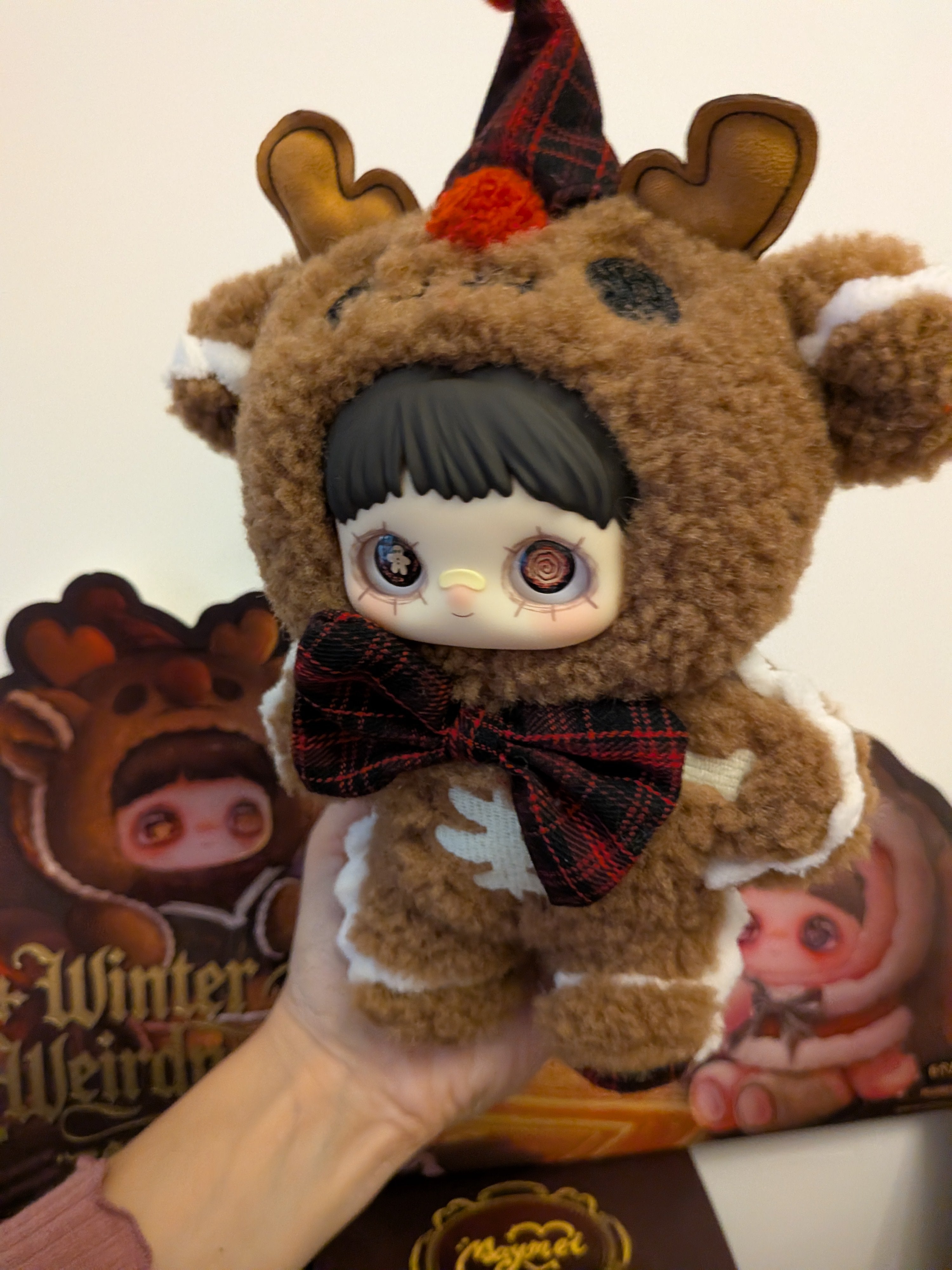 Maymei Winter Weirdness Gingerbread Deer – Plush Pendant Doll (Sealed or Without Box) - Secret Garden Collectibles