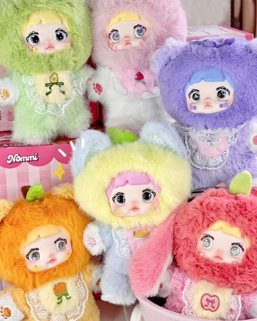 Nommi Dolls – Interesting Fruits Series (V3) Blind Box Plush Doll & Pendant – Mystery Fruit Surprise! 🍓🍋 - Secret Garden Collectibles
