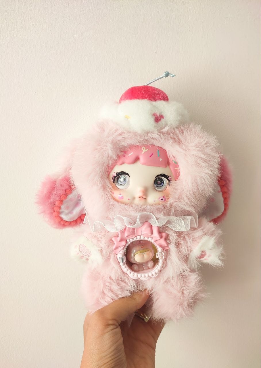Nommi One Bite Sweetheart Berry Pop – Plush Doll - Secret Garden Collectibles