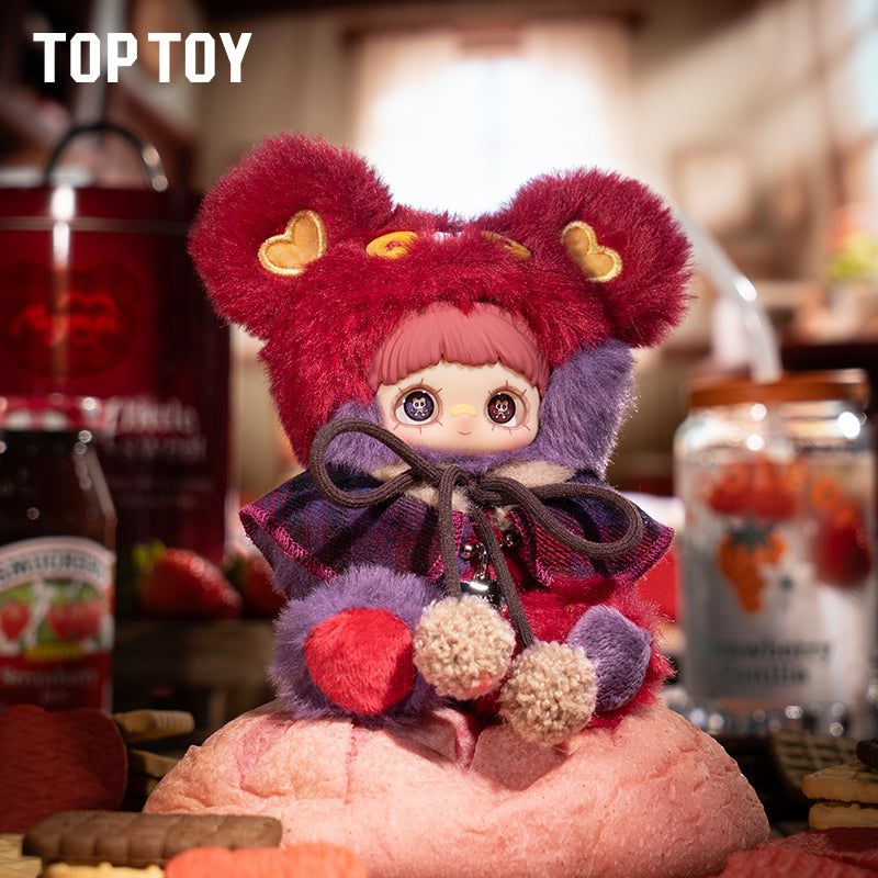 Maymei Tiny Bear Cookie – Raspberry Jam Secret Plush Pendant Doll