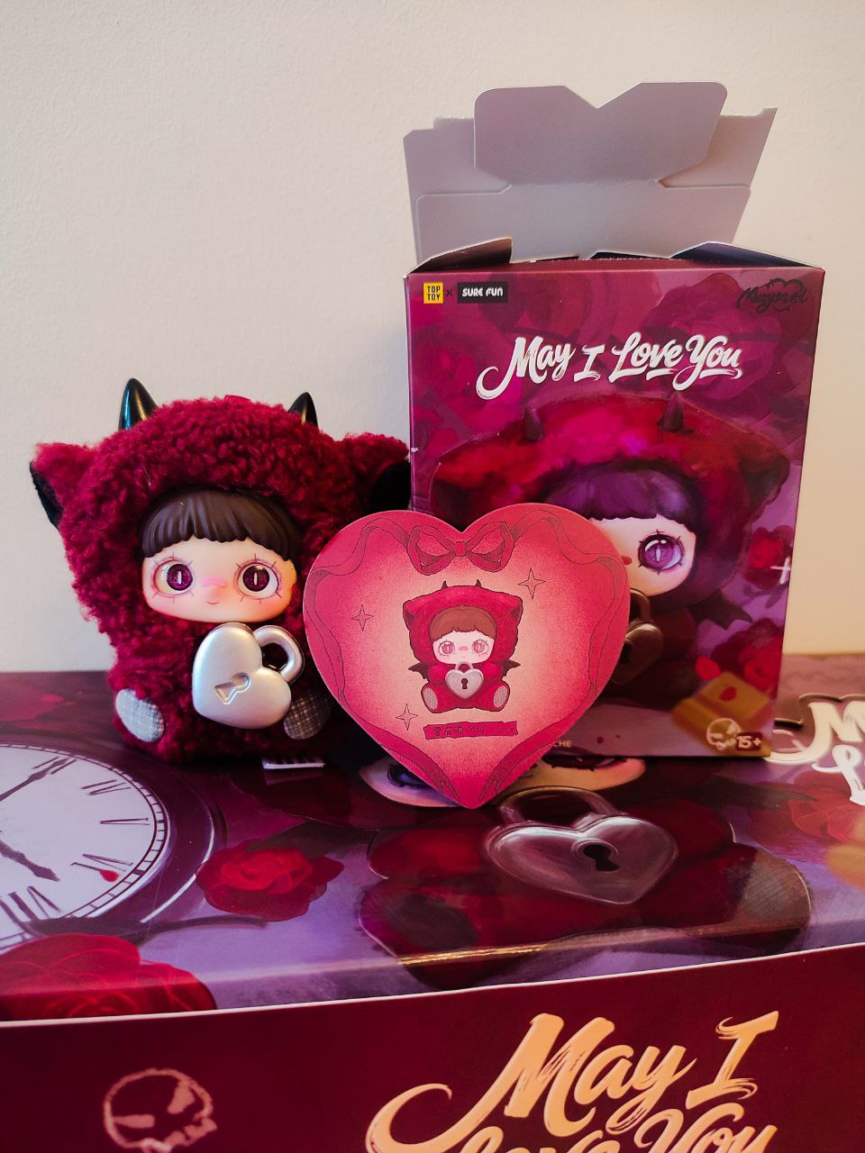 Maymei I love you– May's Lock Plush Pendant Doll