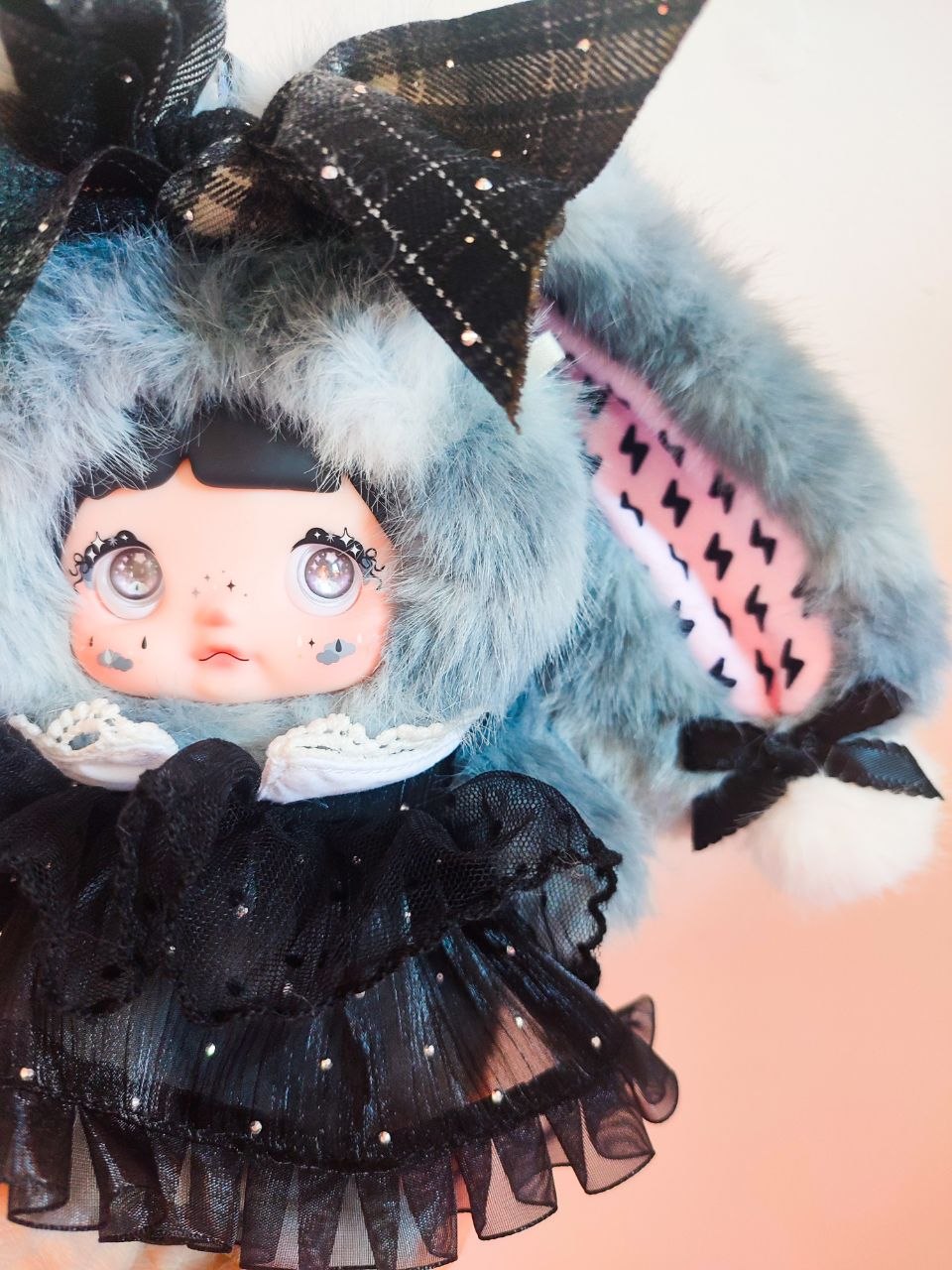 Nommi Weather Forecast Darkness – Plush Pendant Doll (Sealed or Without Box) - Secret Garden Collectibles