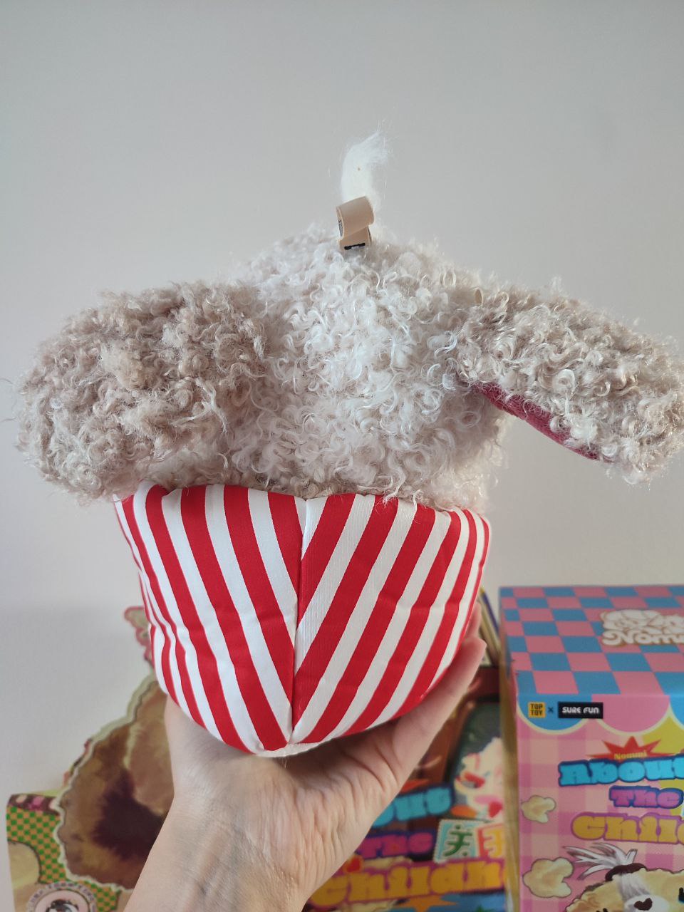 Nommi About The Childhood– Puppy Popcorn Plush Pendant Doll - Secret Garden Collectibles