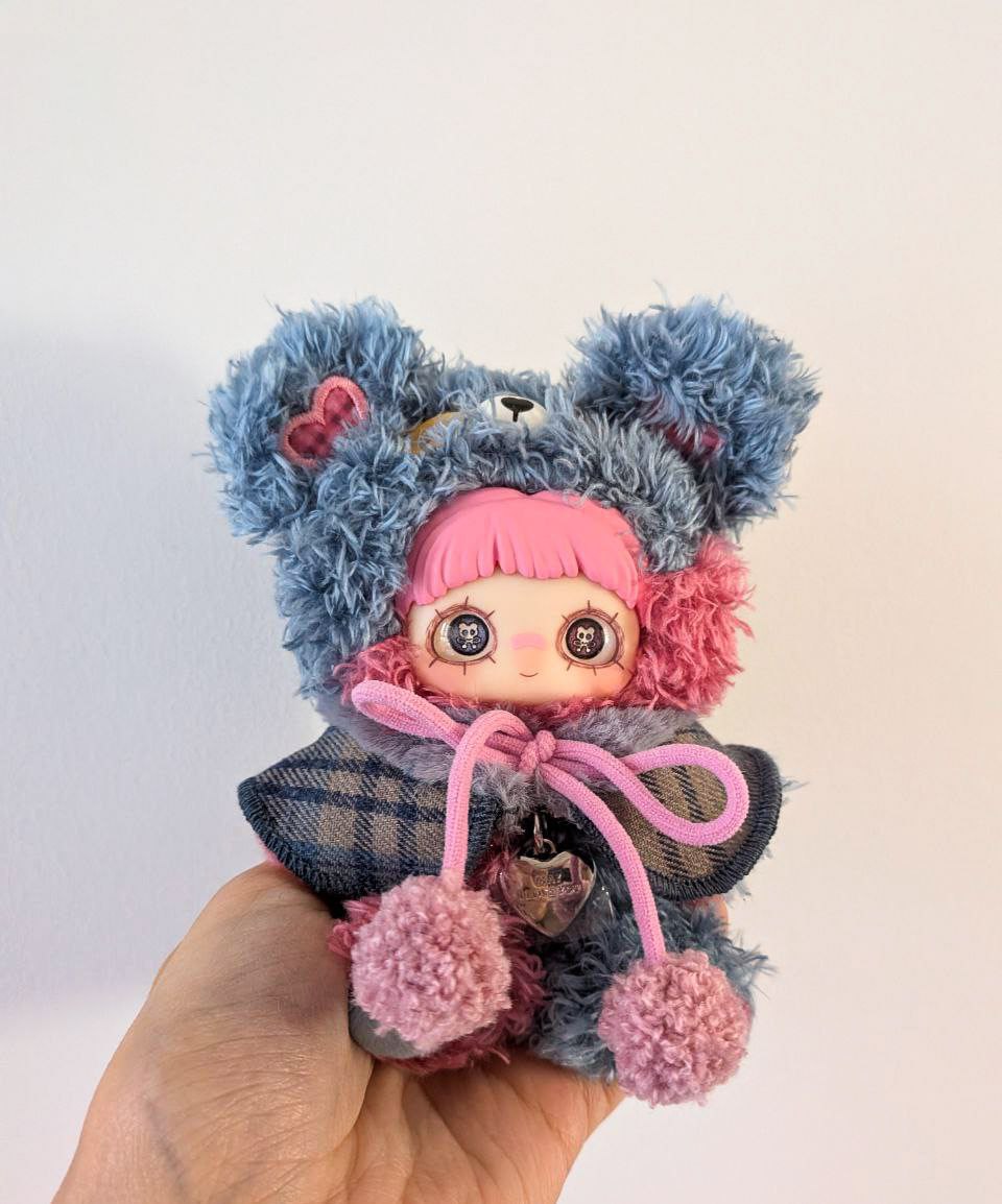 Maymei Tiny Bear Cookie – Blueberry Yogurt Plush Pendant Doll
