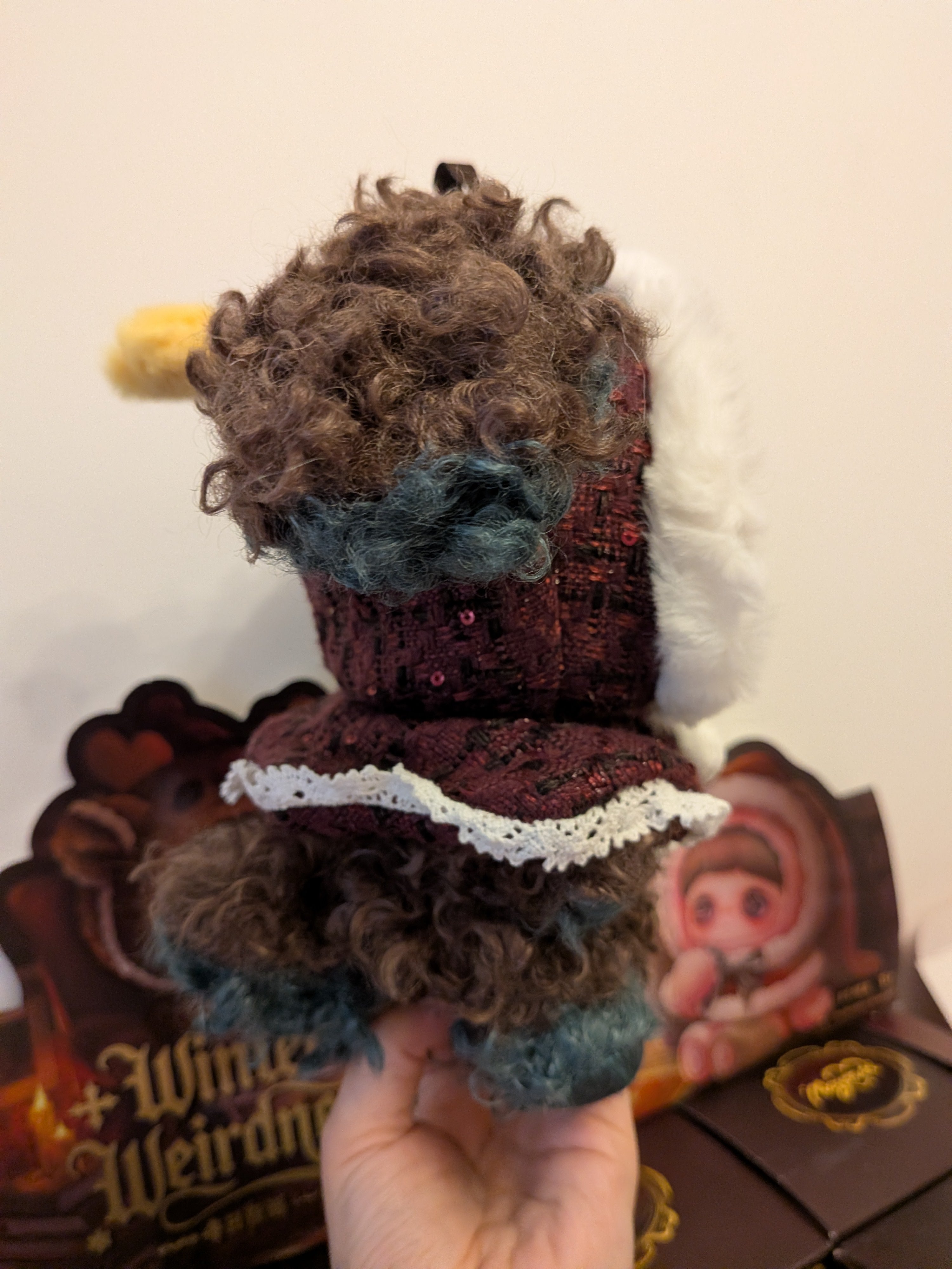 Maymei Winter Weirdness Ghost Puppy – Plush Pendant Doll (Sealed or Without Box) - Secret Garden Collectibles
