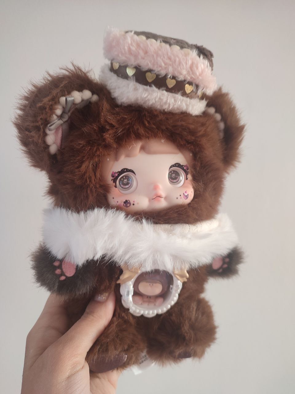 Nommi One Bite Sweetheart Mellow Cocoa – Plush Doll - Secret Garden Collectibles