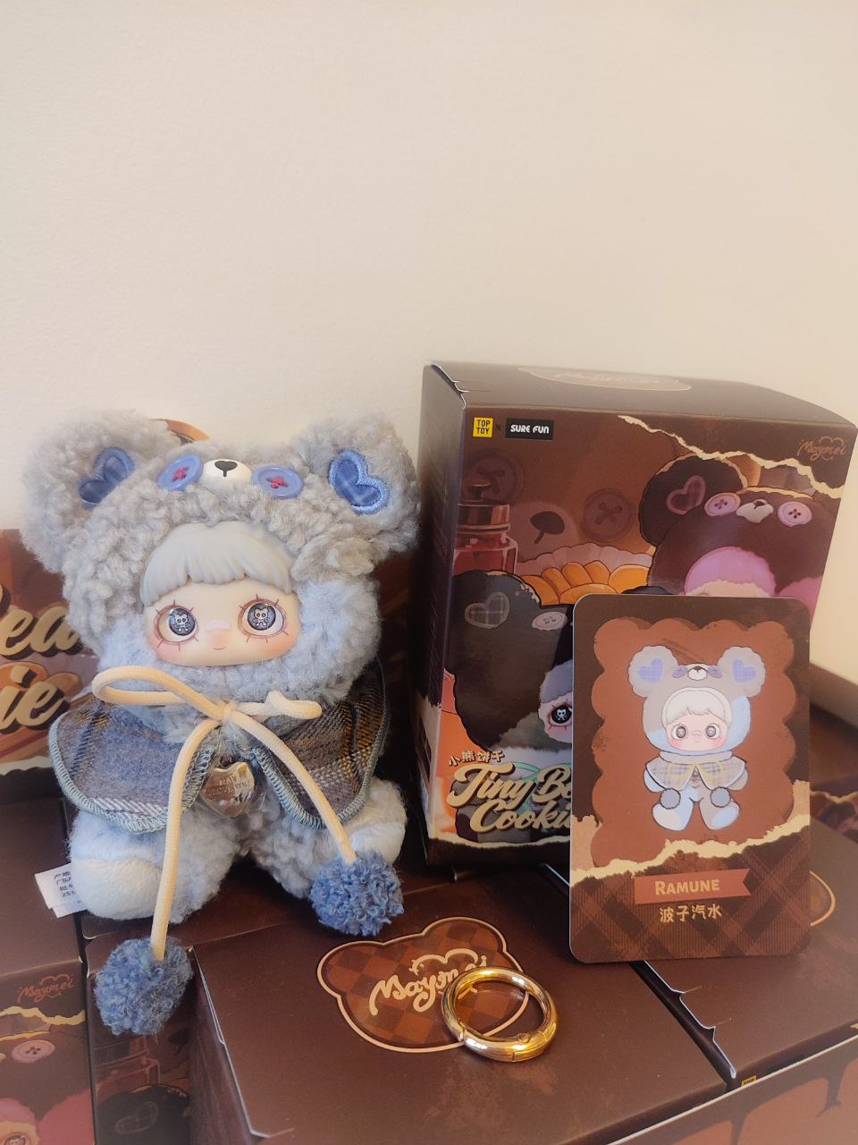 Maymei Tiny Bear Cookie – Ramune Plush Pendant Doll