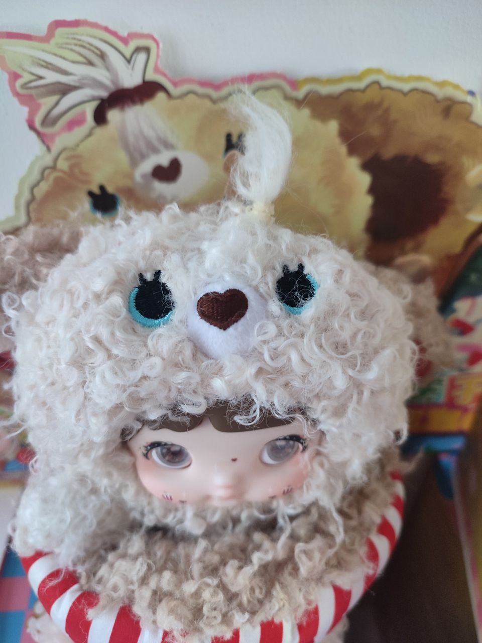 Nommi About The Childhood– Puppy Popcorn Plush Pendant Doll - Secret Garden Collectibles