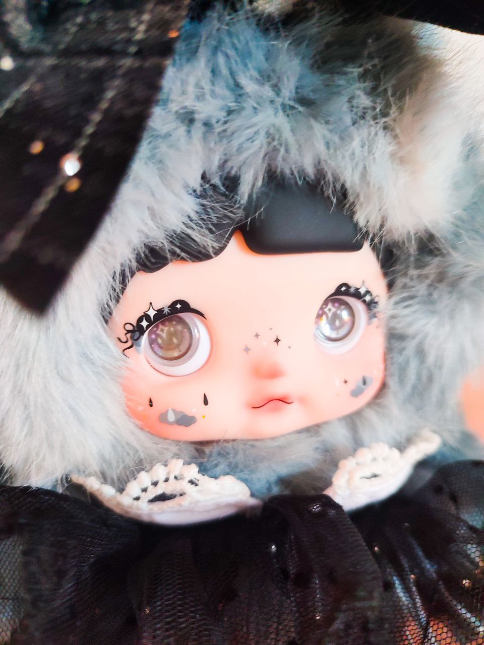 Nommi Weather Forecast Darkness – Plush Pendant Doll (Sealed or Without Box) - Secret Garden Collectibles