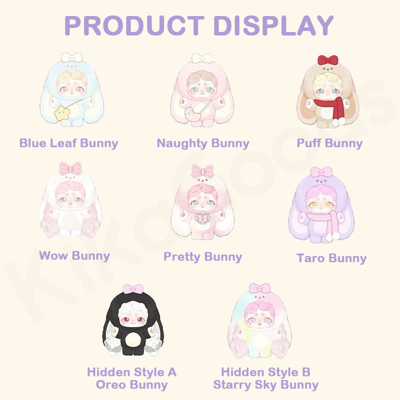 Lucky Deer Nai – Goodnight Rabbit | Revealed Figure Puff Bunny - Secret Garden Collectibles
