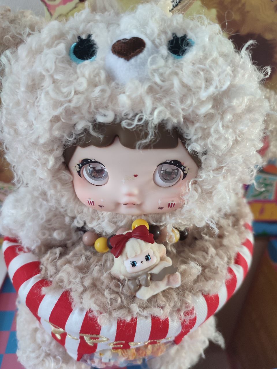 Nommi About The Childhood– Puppy Popcorn Plush Pendant Doll - Secret Garden Collectibles