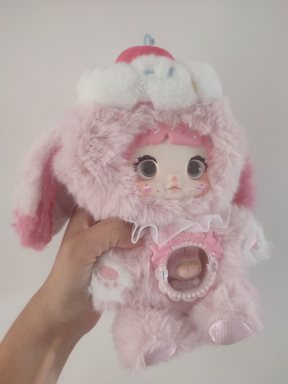 Nommi One Bite Sweetheart Berry Pop – Plush Doll - Secret Garden Collectibles